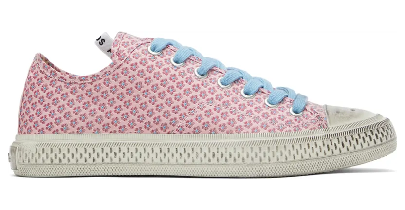 Acne Studios Pink & Blue Ballow Jacquard Alina Sneakers (AD0466-)