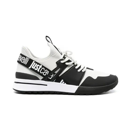 Just Cavalli Mesh-Sneakers -Riemen “Black” (76QA3SD3ZSA53)