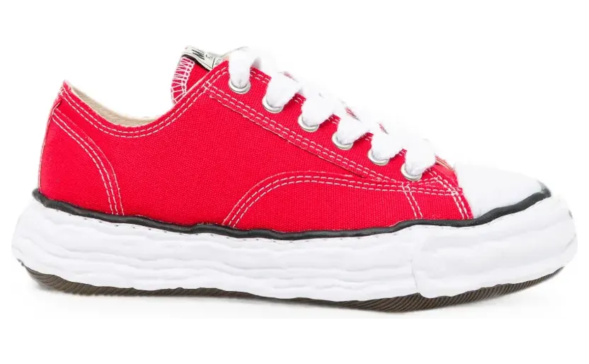 Maison MIHARA YASUHIRO Sneakers im Used-Look – Rot (MHRSN1FW702XQRDX390)