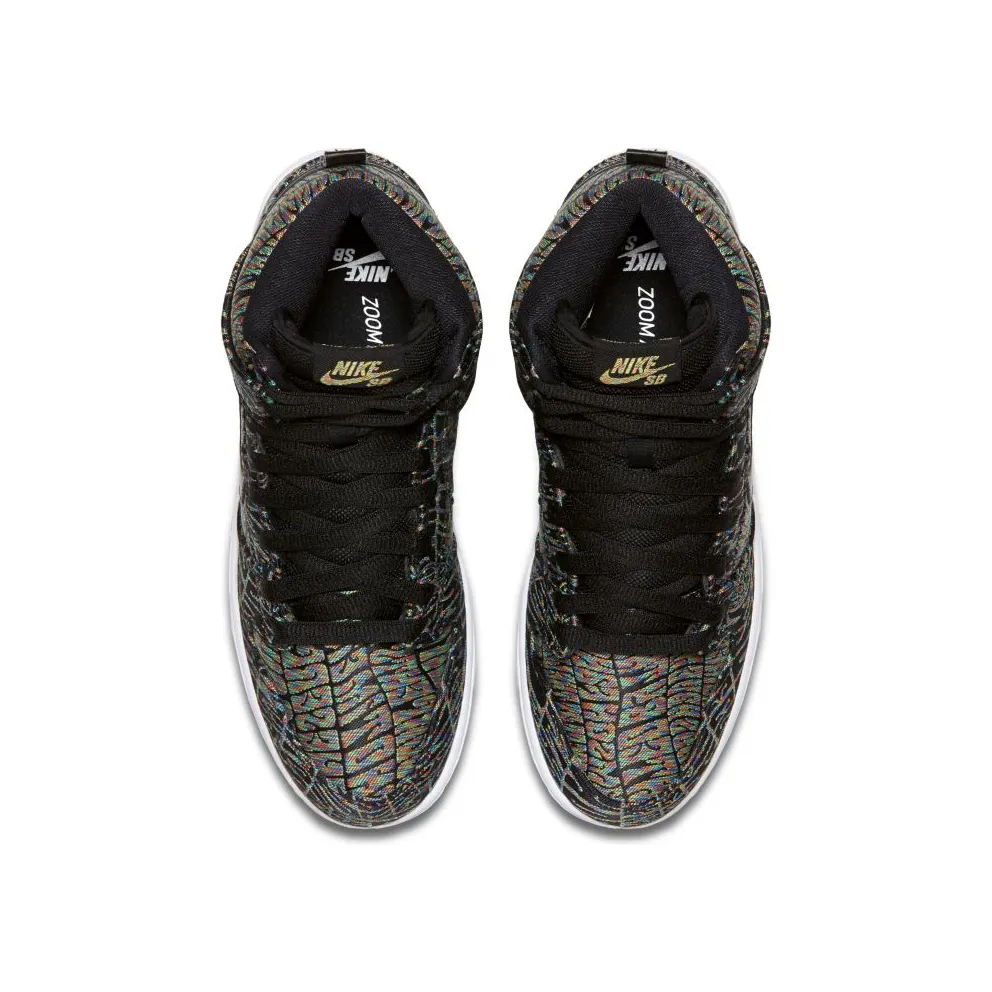 Nike Dunk SB High Tripper Pack Black/Rainbow-White-Black (313171-029)