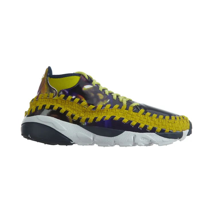 Nike Air Footscape Wvn Chk Yoth Qs Light Midnight Bright Citron
