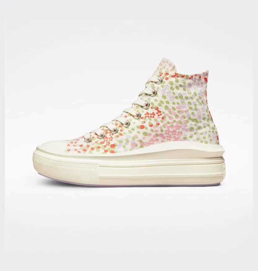 Converse Chuck Taylor All Star Move Platform Floral Egret/multi/zwart