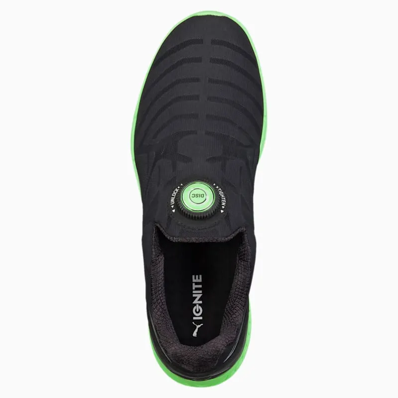 Puma Ignite Disc Black Green Gecko (188616-03)