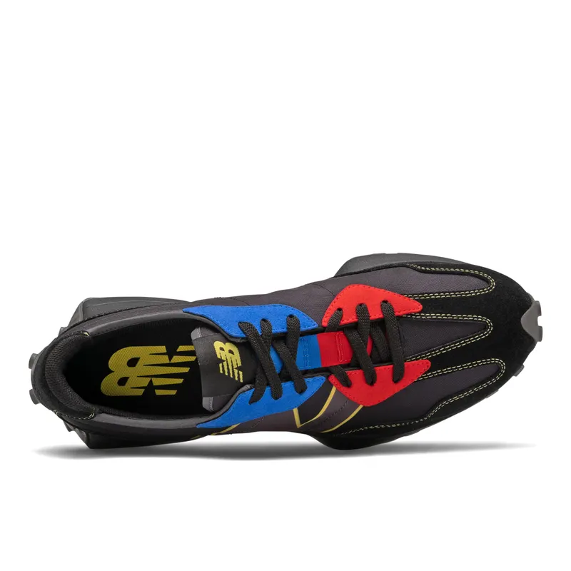 New Balance 327 Black Yellow Blue Red (MS327BC1)