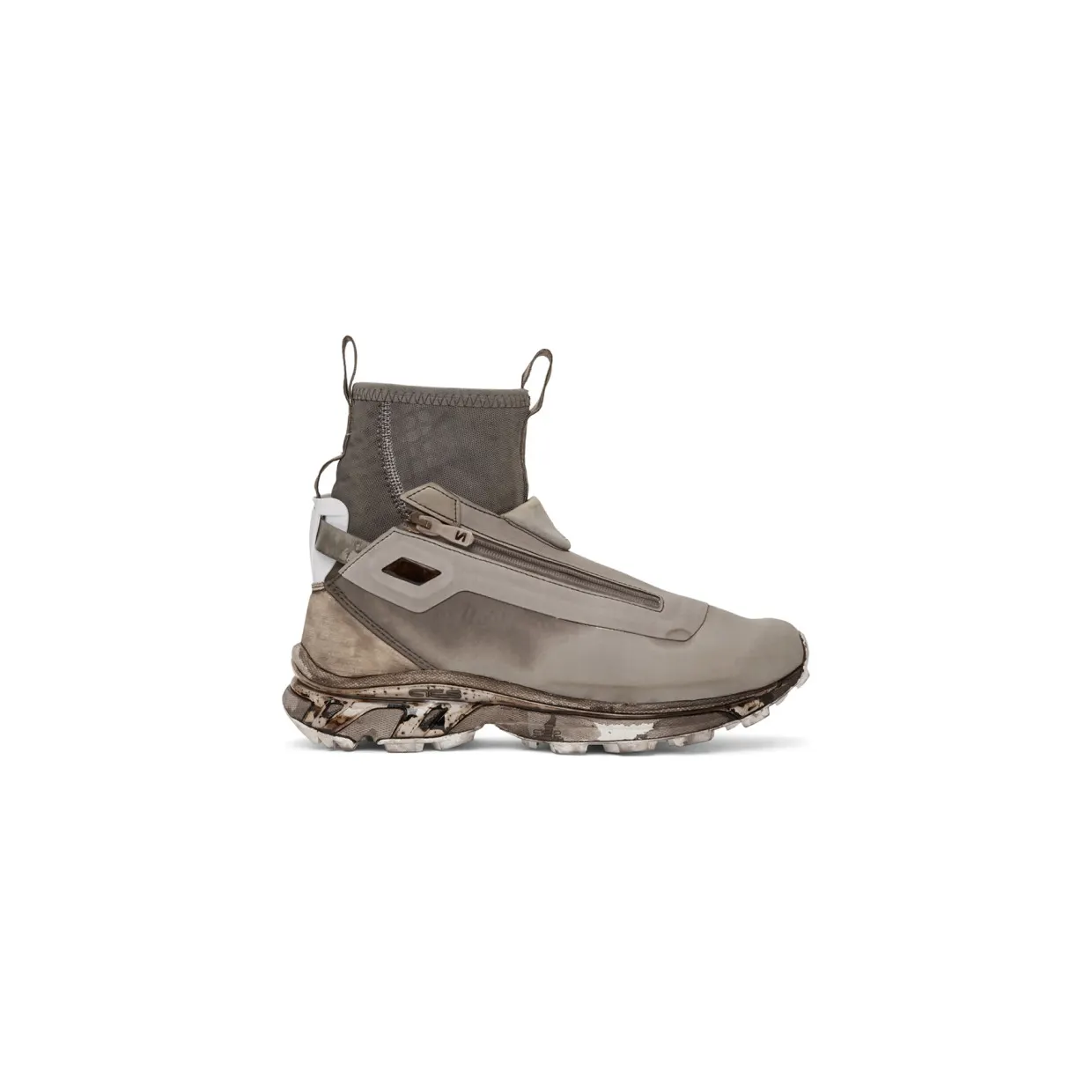 11 by Boris Bidjan Saberi Grey Salomon Edition Bamba 3 Sneakers (114 11xS)