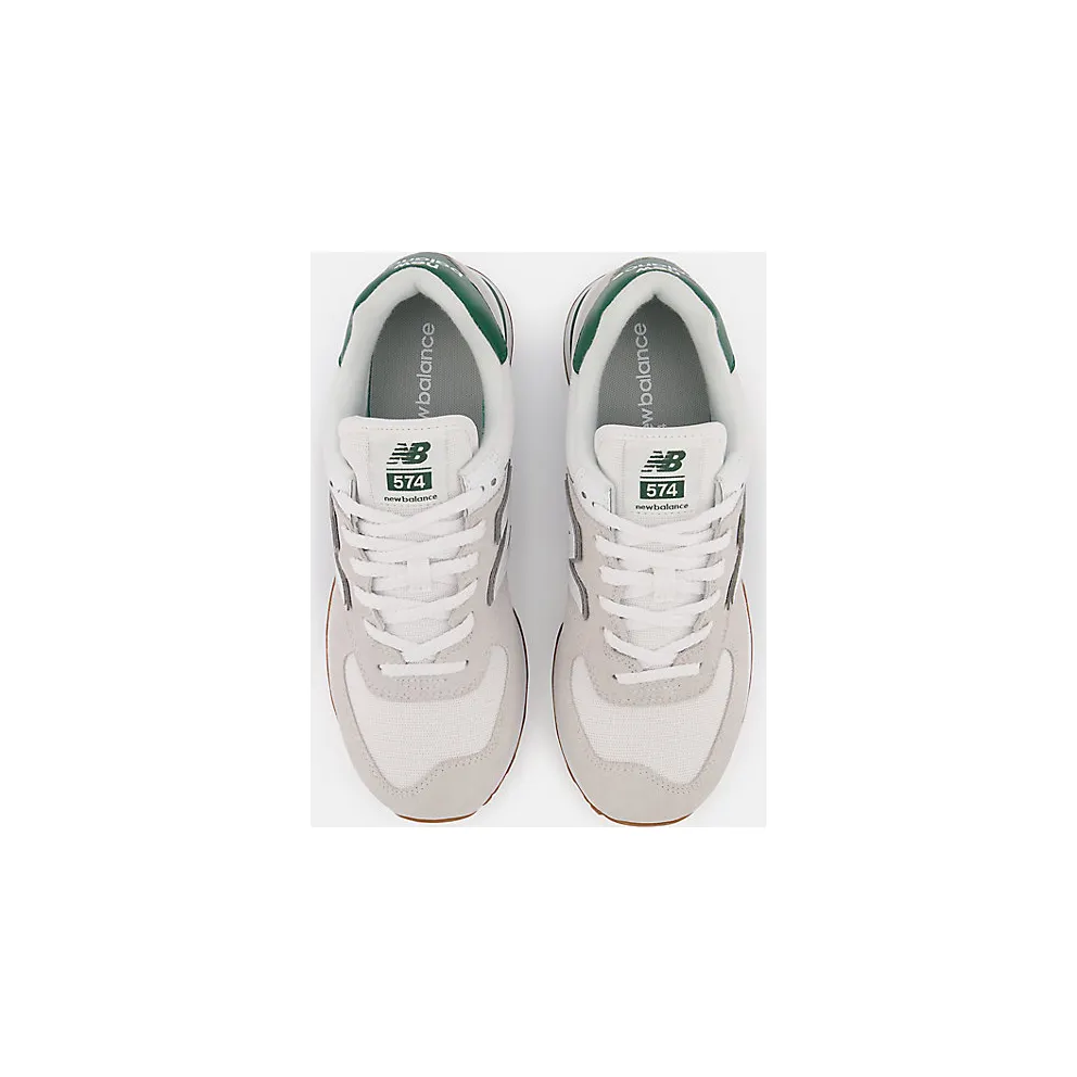 New Balance Gray & White 574 (ML574TD2)