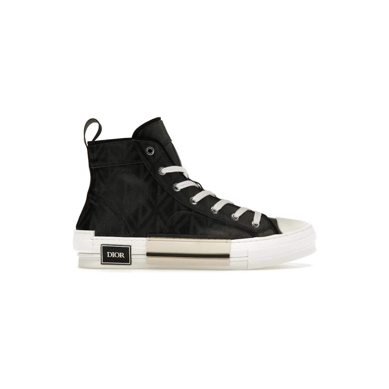 Dior B23 High Top Black CD Diamond (3SH118ZPP_H900)
