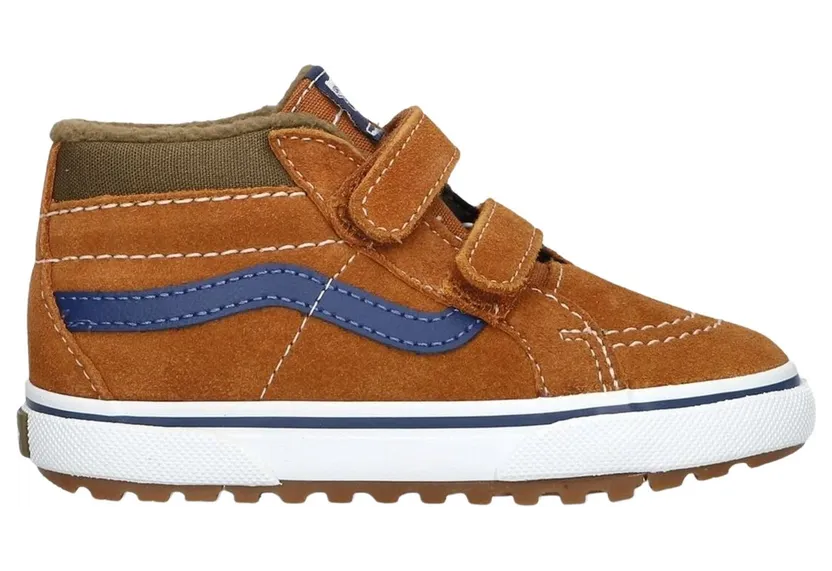Vans SK8-Mid Brown Blue “White” (VN000D11N1Z1)