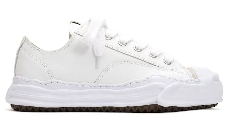 Maison Mihara Yasuhiro Hank OG Sole Leather Low White (A05FW704-WHT)