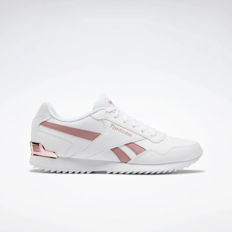 Reebok Royal Glide Ripple Clip White / Blush Metal / White (G58094)
