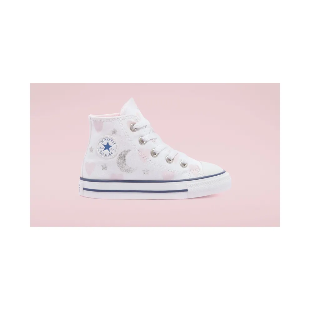 Converse My Wish Chuck Taylor All Star High Top White/Pink/Silver (771093C)