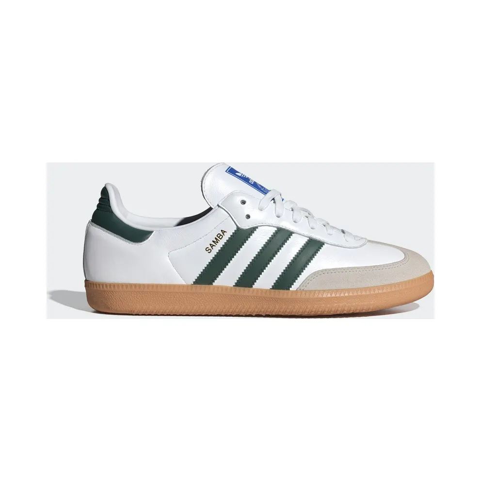 adidas Samba OG Schuh Cloud White / Collegiate Green / Gum (IE3437)