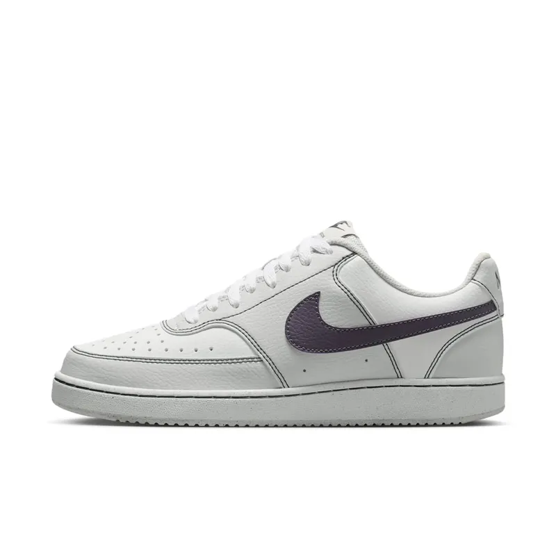 Nike Court Vision Low Next Nature CS Vast Grey White Dark Raisin (IO9552-001)