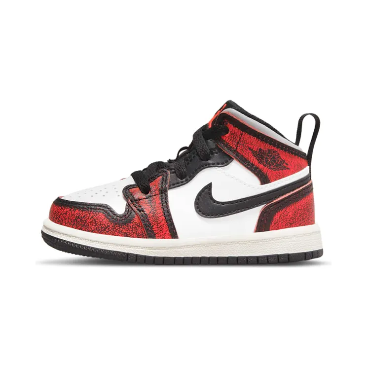 Air Jordan 1 Mid TD “Black / White / Sail / Infrared 23” (FB0566-006)