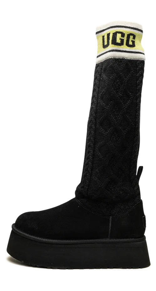 Ugg Classic Sweater Letter “Black” (1144045-BLK)