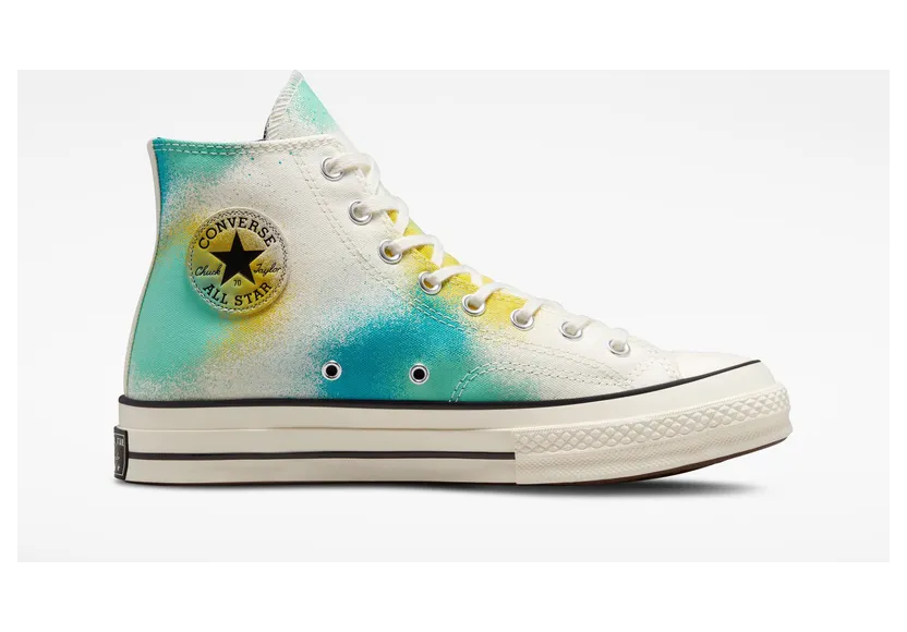 Converse Chuck 70 Spray Paint Egret/cyber Teal/bright Bud