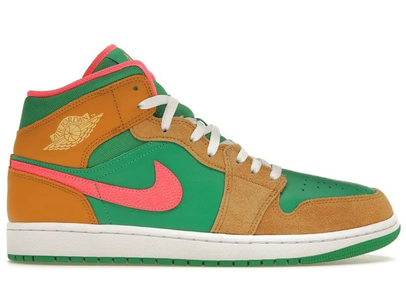 Jordan 1 Mid SE Wheat Watermelon (DX4332-700)