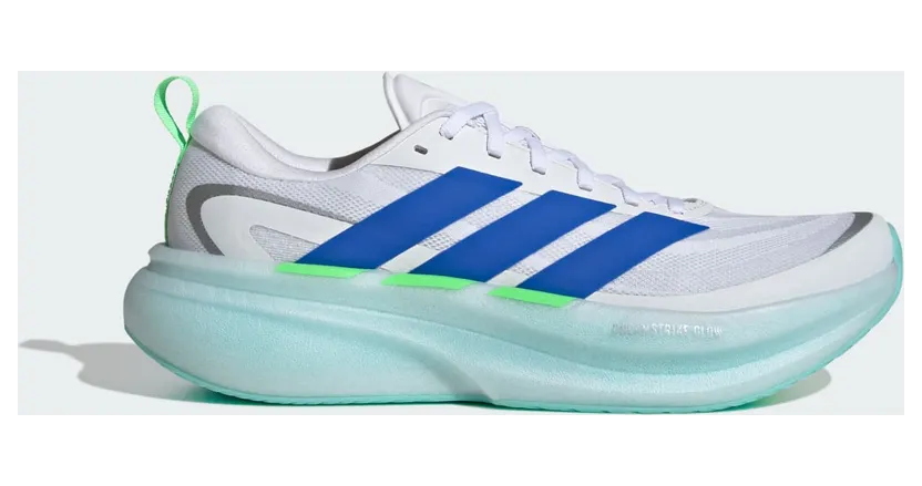 Adidas SUPERNOVA GLIDE M HARDLOOPSCHOENEN Cloud White / Blue / Lime Burst (KJ8758)