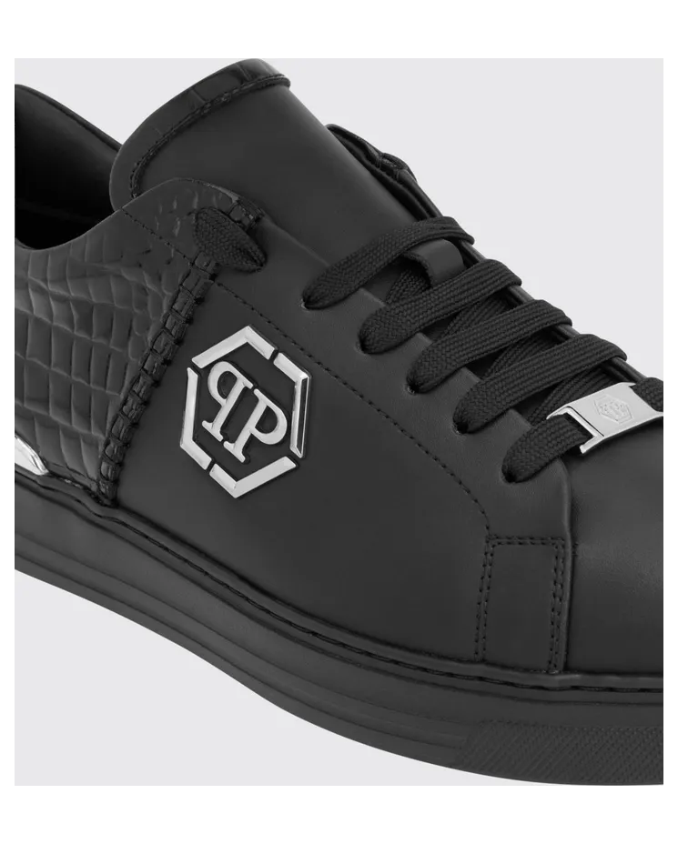 Philipp plein Leather Sneakers Black (PAFSUSC0951PLE005N0202) (3)