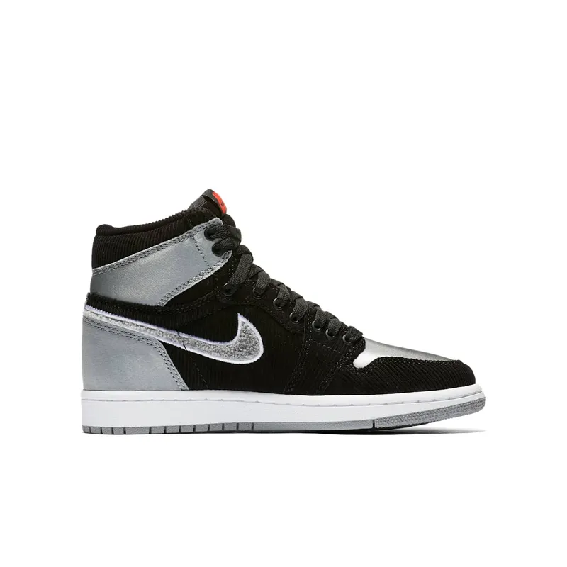 Jordan 1 Retro High Aleali May Shadow (GS) Black/Shadow Grey-White (AQ9710-062)