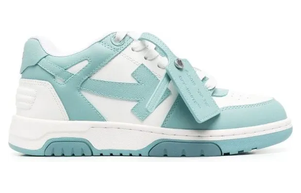 OFF-WHITE Out Of Office OOO Low Tops Celadon (OWIA259S23LEA0014901)