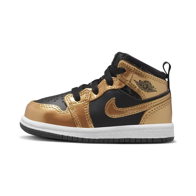 Jordan 1 Mid Se TD “Black / White / Metallic Gold” (DR6969-071)