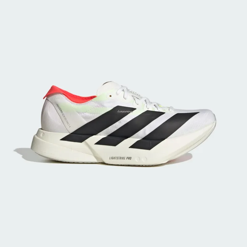 Adidas Adizero Adios Pro 4 Cloud White / Core Black / Silver Metallic (JR1163)