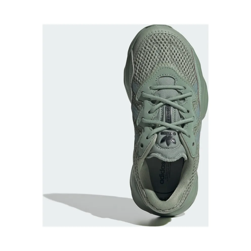 adidas Ozweego Shoes Kids “Silver Green / Silver Green / Core Black” (JI0298)