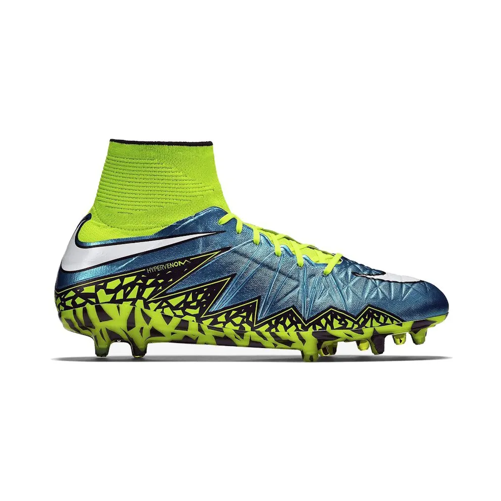Nike Hypervenom Phantom II FG Blue Lagoon Volt (718752-487)