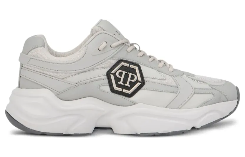 Philipp Plein Nitro Xtreme sneakers met logopatch – Zwart (LAESUSC0975PLE010N)