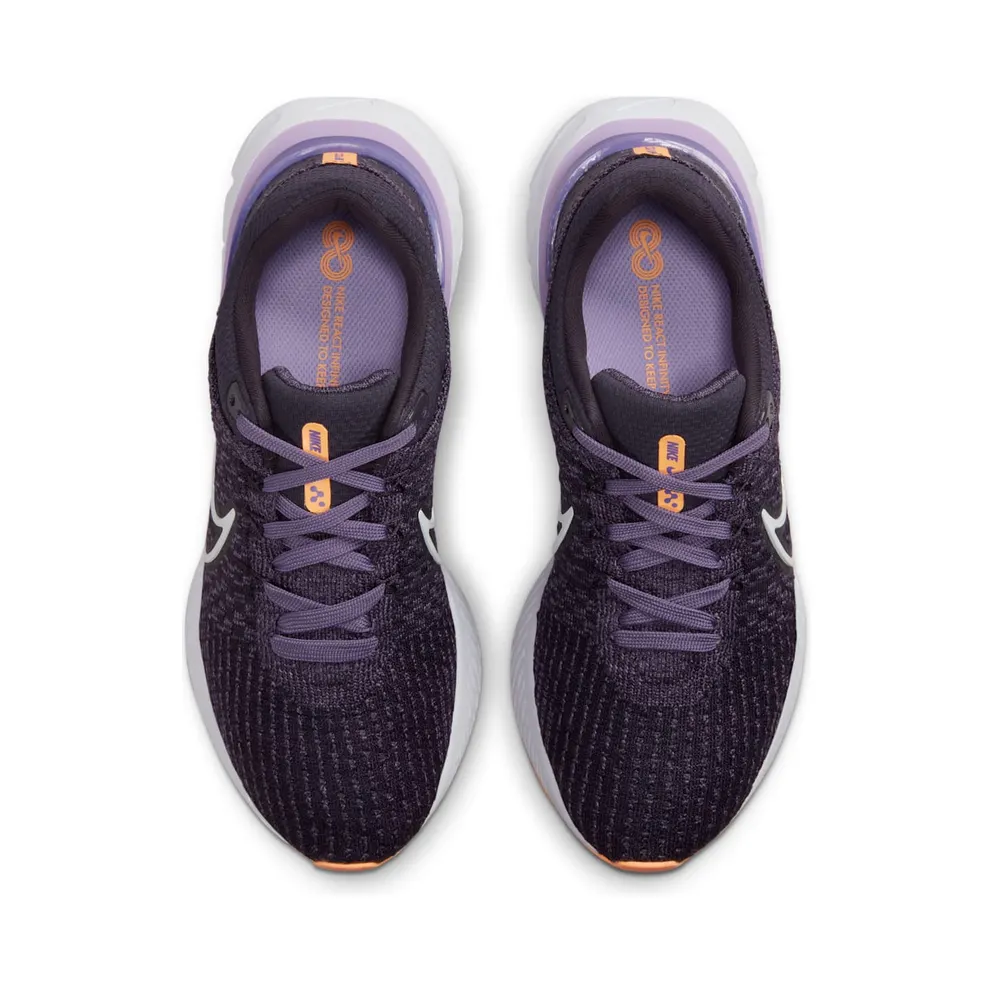 Nike React Infinity Run Flyknit 3 Road Running Purple (DD3024-502)