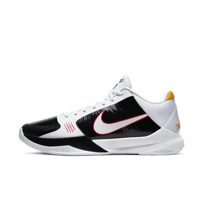 Nike Kobe 5 Protro Bruce Lee Alternate White/Black-University Red-Varsity Maize (CD4991-101)