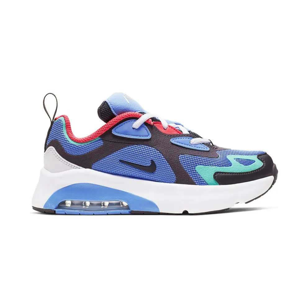 Nike Air Max 200 Royal Pulse Light Aqua (PS) Royal Pulse/Light Aqua-Ember Glow-Oil Grey (AT5628-400)