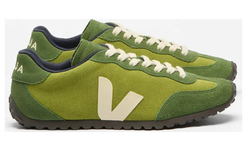 VEJA GT Sneakers aus Wildleder mit V-Logo – Grün (AI0321658)