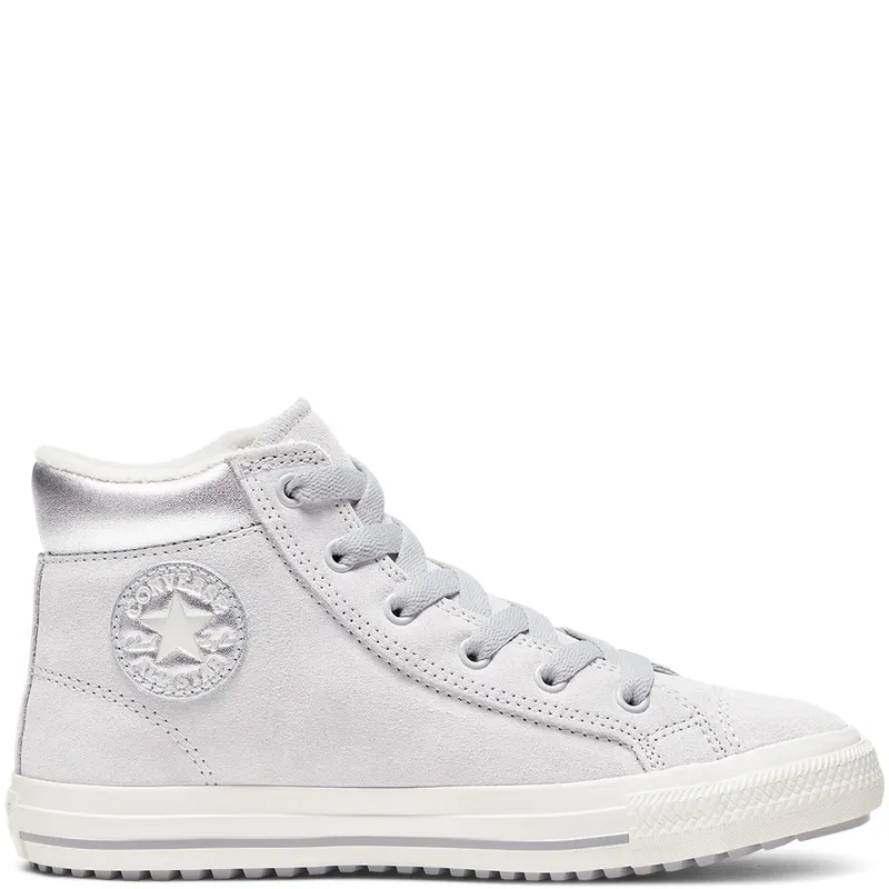 Converse Suede Chuck Taylor All Star PC Boot High Top Ash Grey/pure Silver/egret (666578C)
