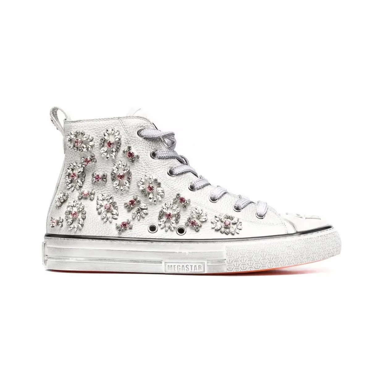 Philipp Plein Megastar verfraaid met kristal “Black” (FAASWSC2177PLE010N)