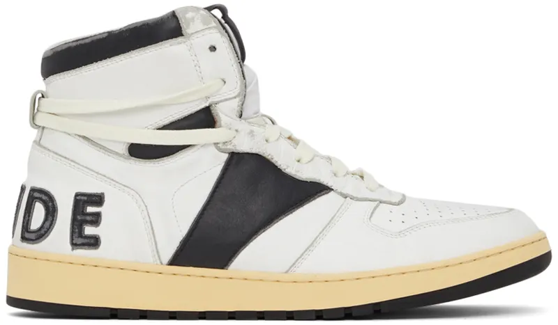 Rhude White & Black Rhecess Hi (RHFW21FO24039128)