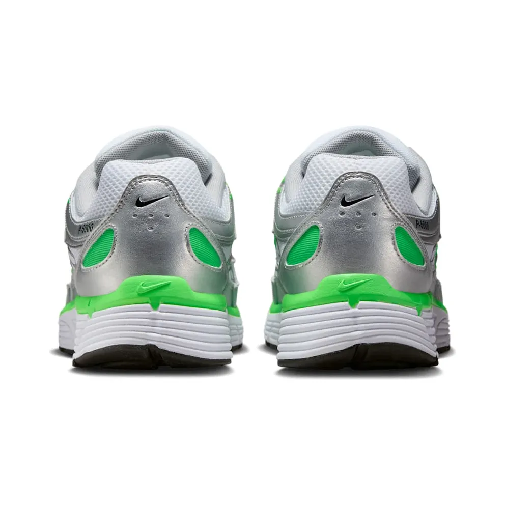 Nike P-6000 SE Metallic Silver White Green Strike (IB2985-001)