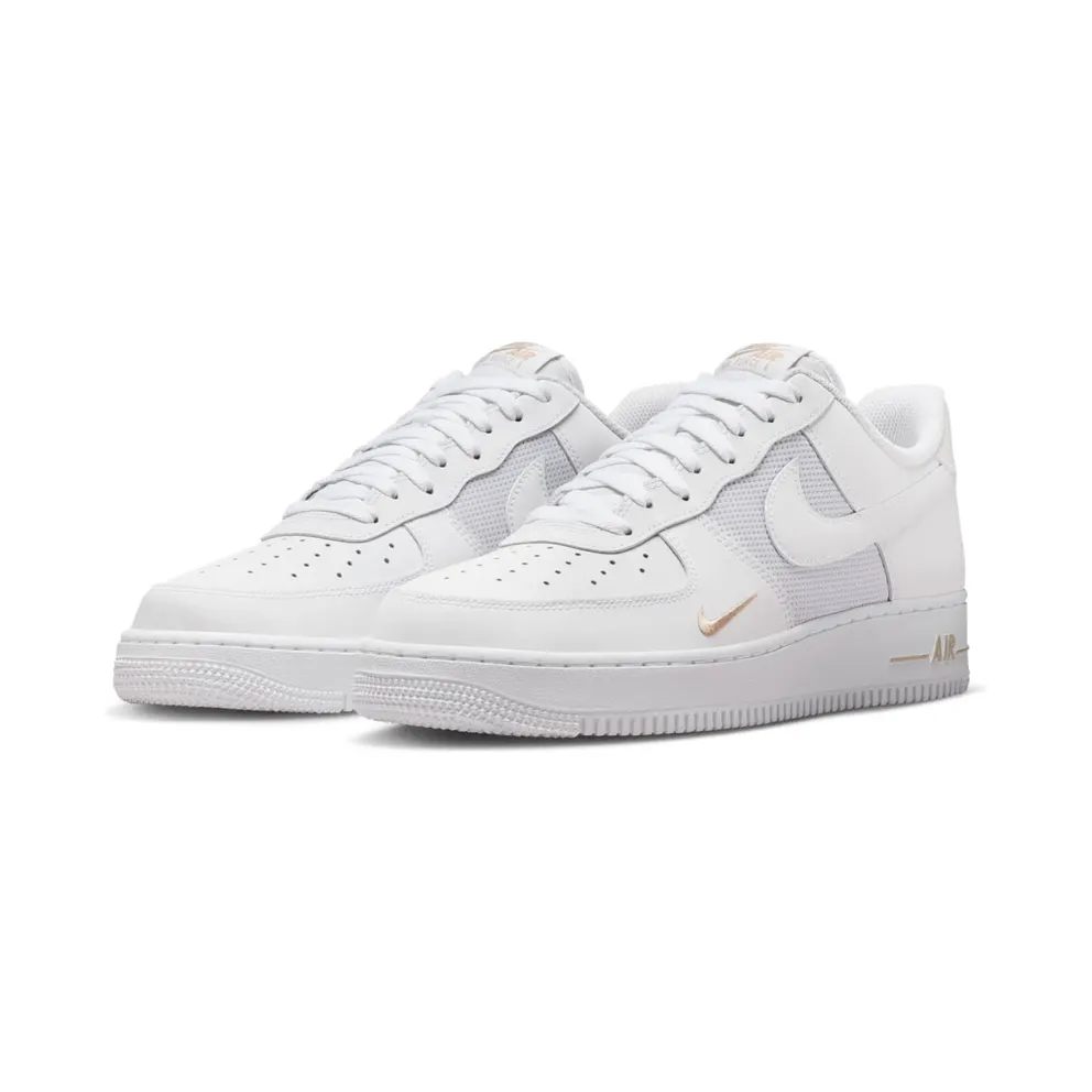 Nike Air Force 1 Low “White Desert Khaki Mini Swoosh” (IO1283-100)