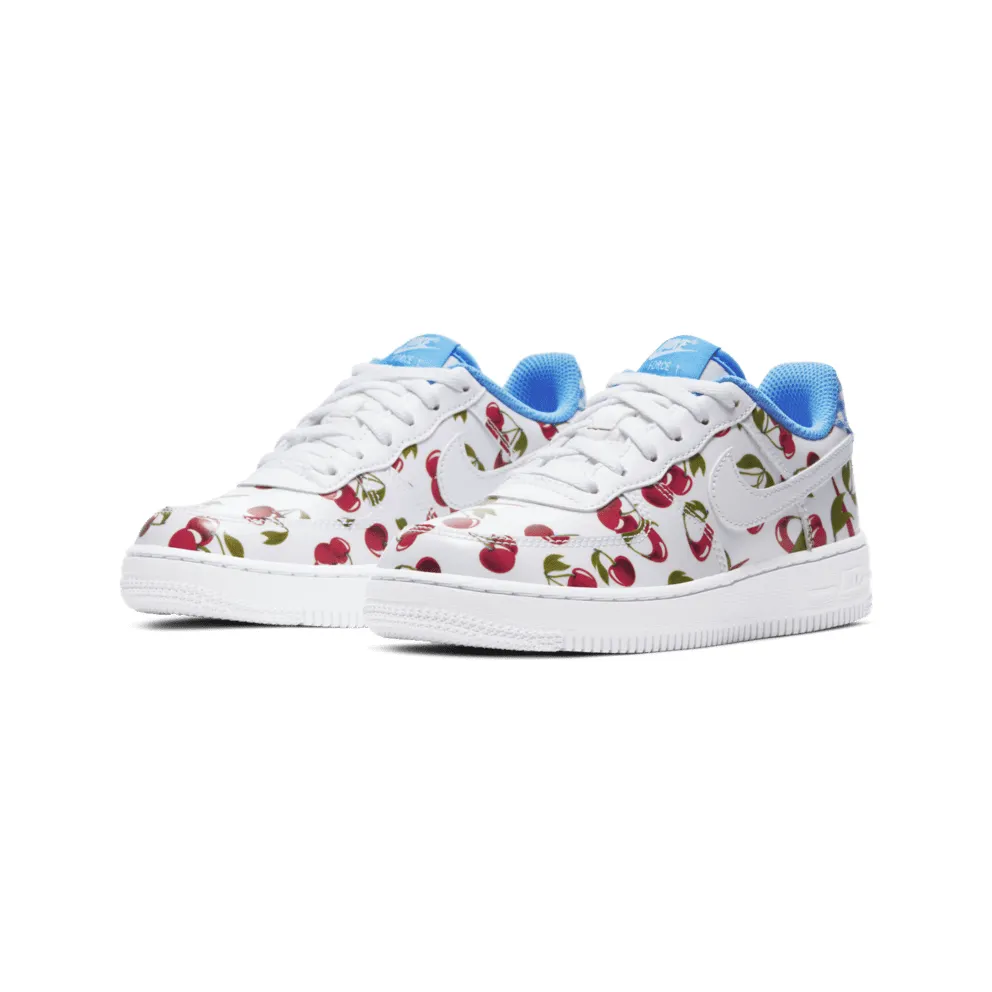 Nike Air Force 1 Low Cherries (PS) White/University Blue-Track Red-White (CJ4118-100)