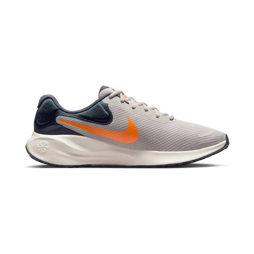 Nike Revolution 7 Light Iron Ore Thunder Blue Sail Total Orange (FB2207-009)