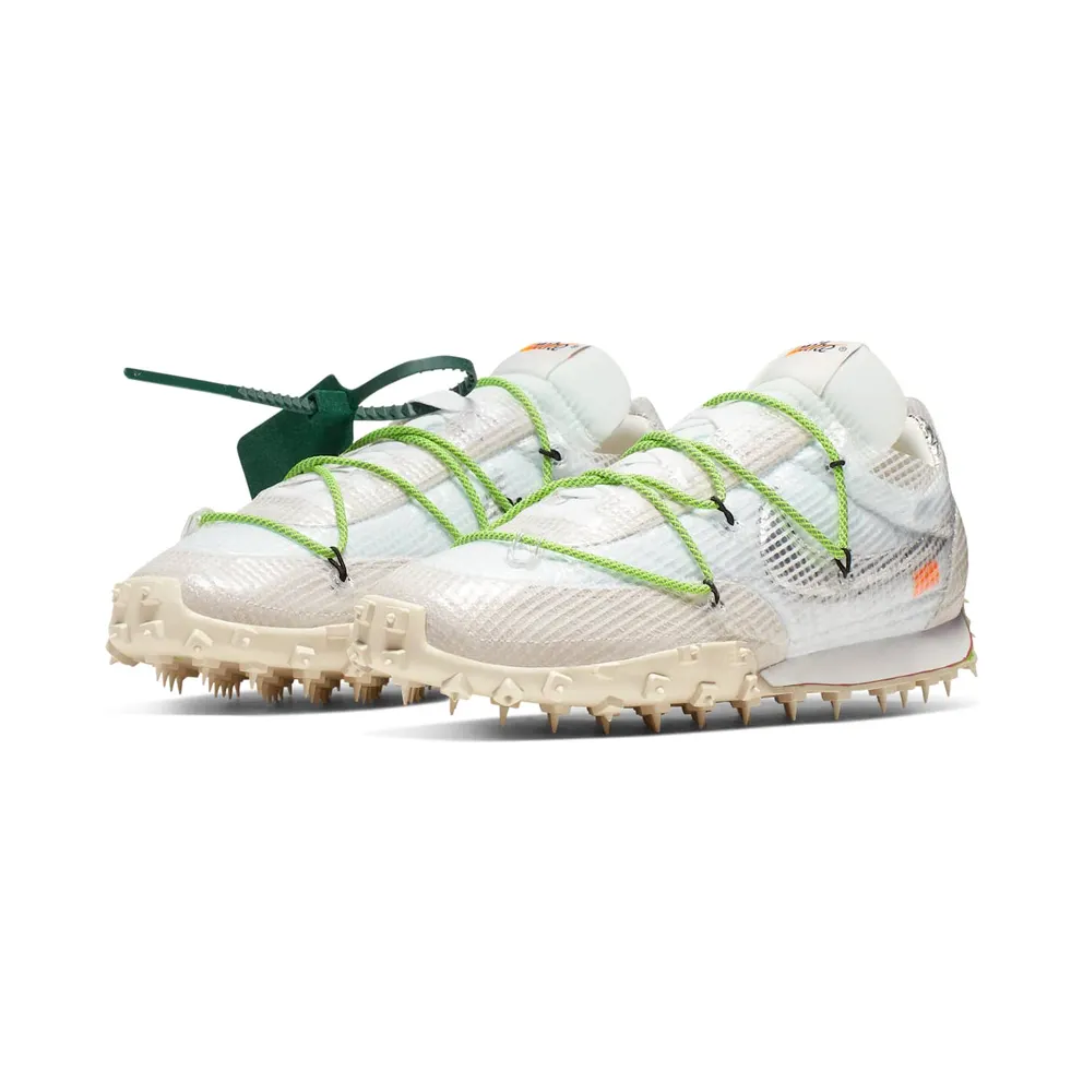 Nike x Off-White Womens Waffle Racer Electric Green (2019) (CD8180-100)