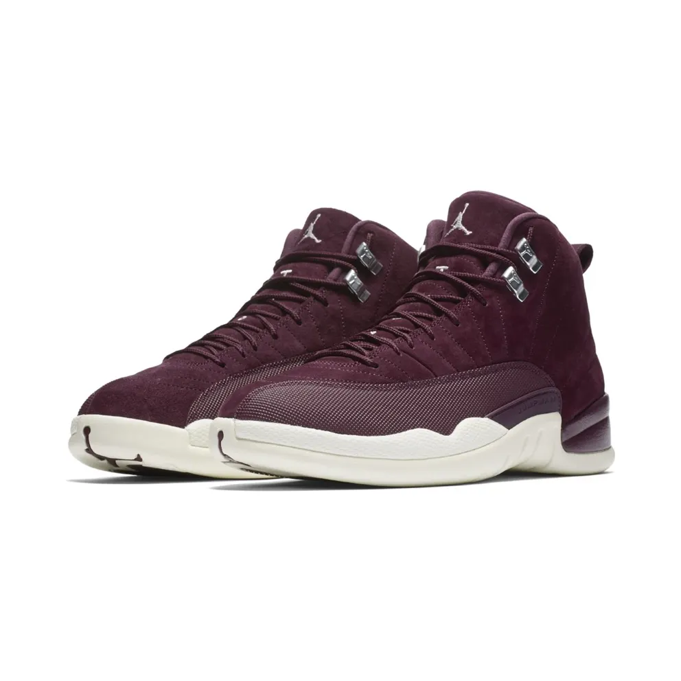 Jordan 12 Retro Bordeaux Bordeaux/Sail-Metallic Silver (130690-617)