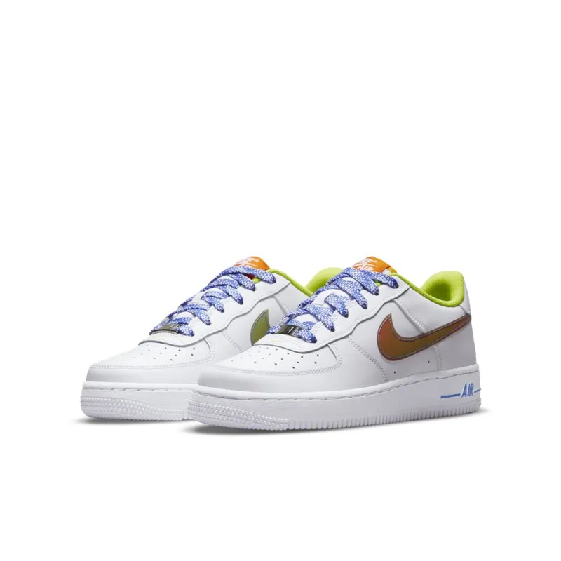 Nike Air Force 1 Low LV8 White Magma Orange (GS) (DQ7767-100)