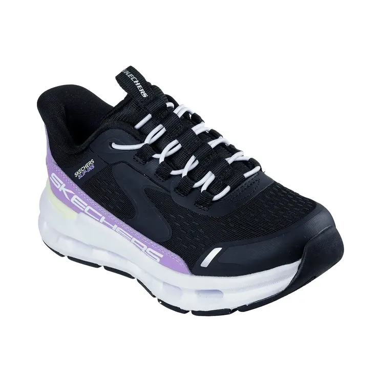 Skechers Glide-Step Vista Lane “Black / Purple” (303654LBKPR)