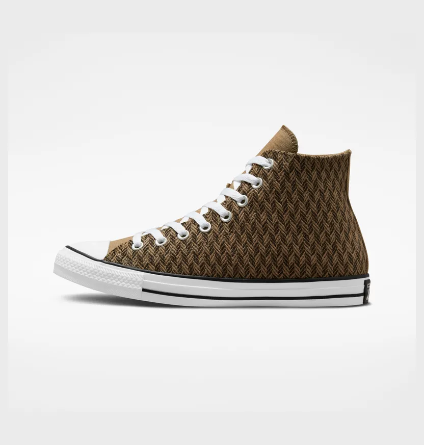 Converse Chuck Taylor All Star Herringbone Sand Dune/velvet Brown/wit