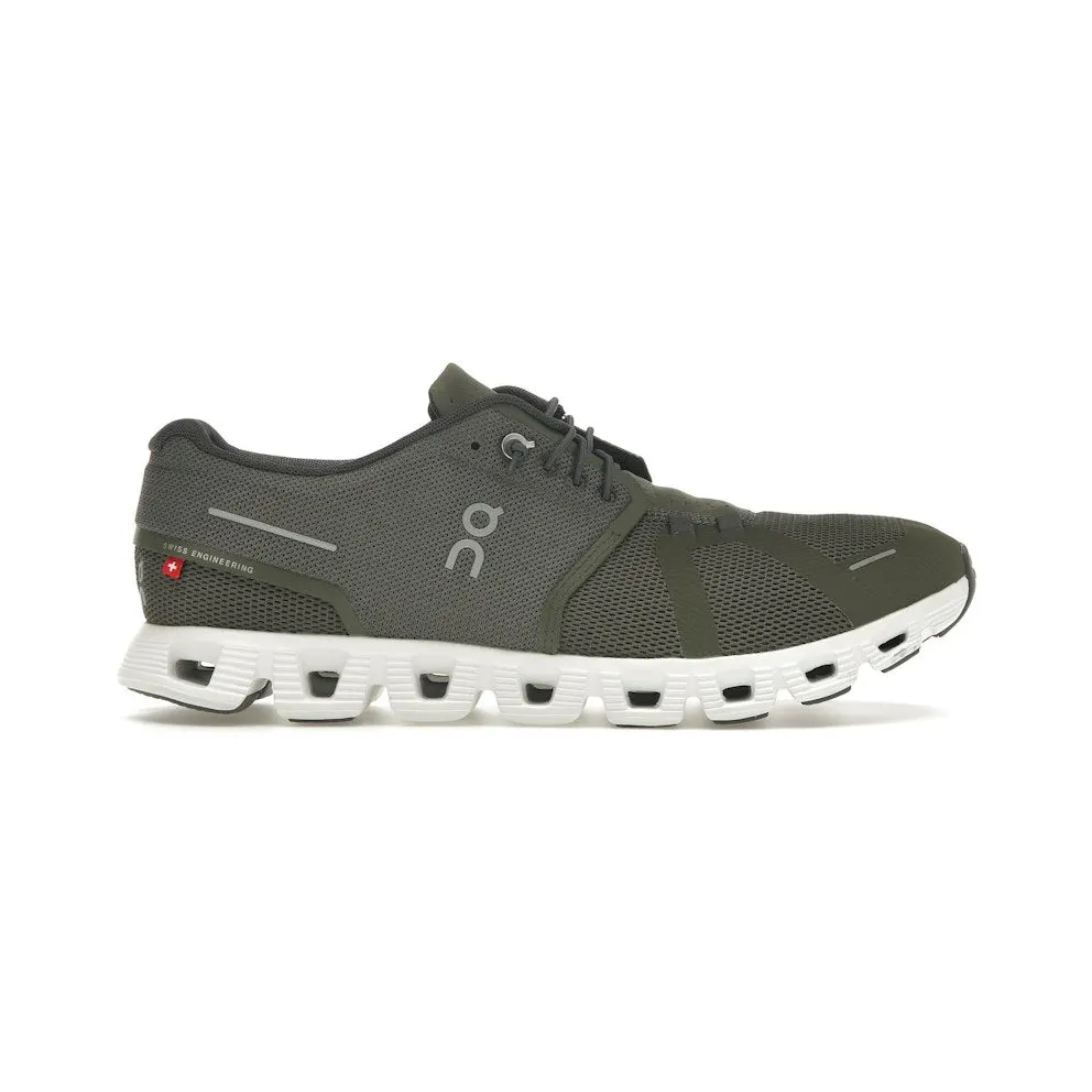 On Running Cloud 5 Olive Green White (59.98912)