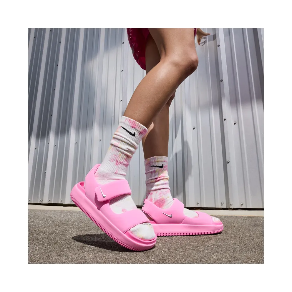 Nike Calm Sandal Hyper Pink Metallic Silver (FJ6043-600)