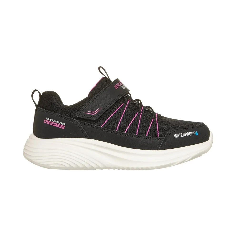 Skechers Waterproof: Bounder Pro – Aqua Step Sneaker Schwarz/Heet Rosa