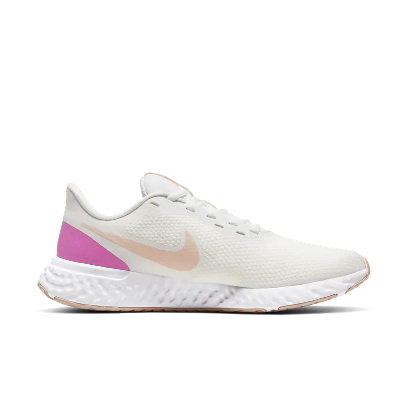 Nike Revolution 5 Summit White (W) Summit White/Fire Pink/Washed Coral (BQ3207-103)